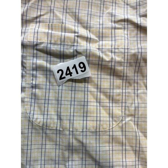 Brooks Brothers 346 Mens Shirt 15-2/3 Yellow‎ Original polo Check Non Iron - Picture 6 of 6